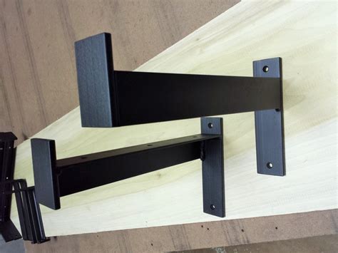 metal industrial angle shelf brackets flat|heavy duty steel shelving brackets.